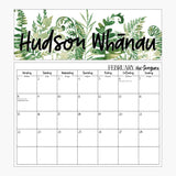 Personalised Fridge Calendar