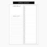 Undated Weekly Organiser