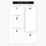 Undated Weekly Organiser