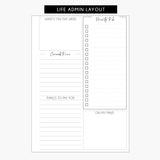 Undated Weekly Organiser