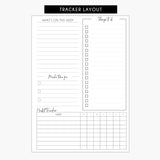 Undated Weekly Organiser