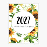 Weekly Diary Box Spread 2027