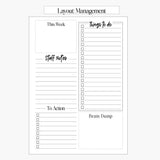 Weekly Diary + Organiser Spread 2027