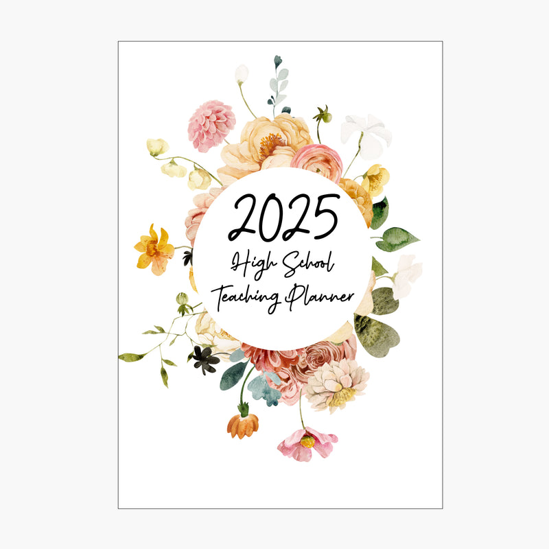 High School Teaching Planner 2025