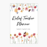 Relief Teaching Planner 2025