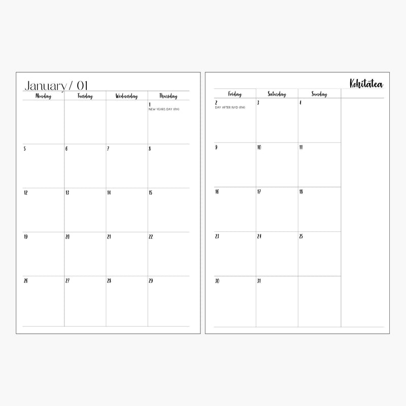 Senior Management Diary for Teachers 2026