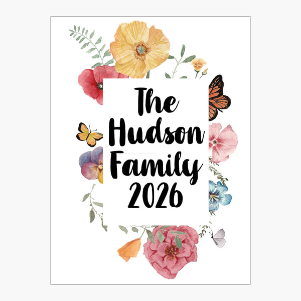 Monthly Family Planner 2026