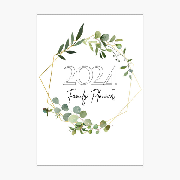 2024 Monthly Family Planner