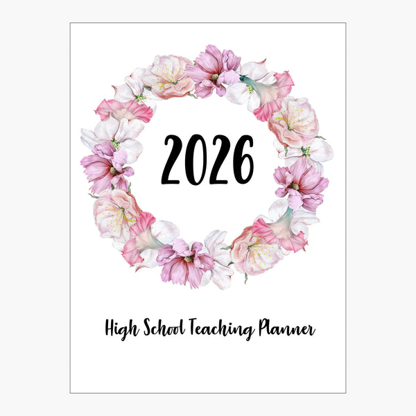 High School Teaching Planner 2026