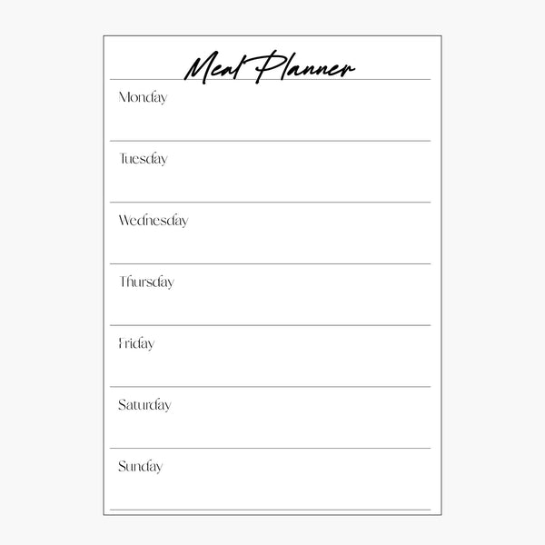 Meal Planner Magnet