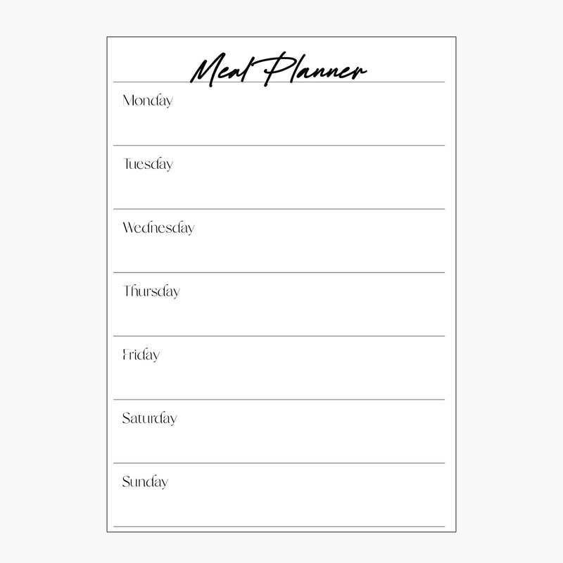 Meal Planner Magnet