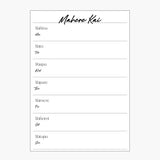 Meal Planner Magnet