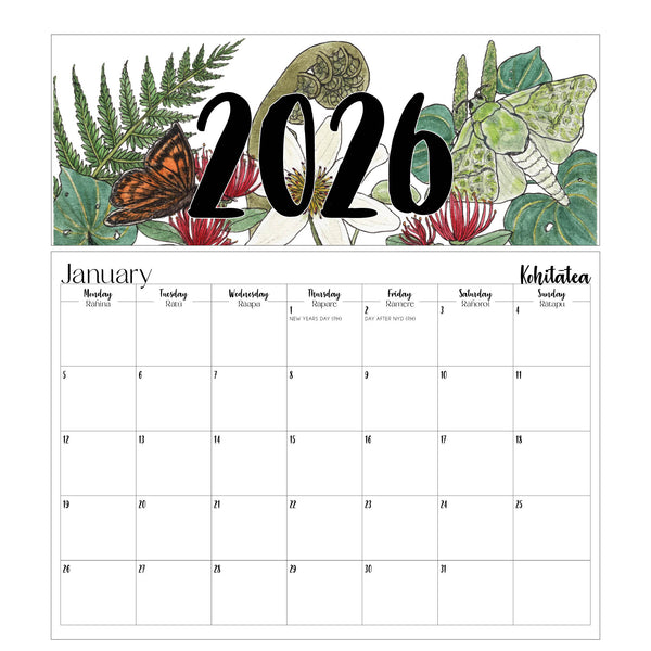 Personalised Fridge Calendar