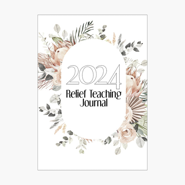 2024 Relief Teaching Planner