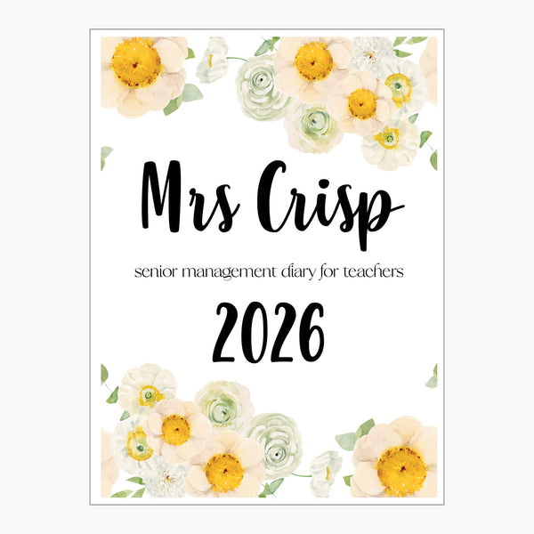 Senior Management Diary for Teachers 2026