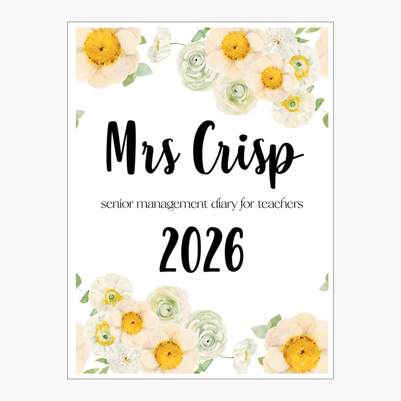 Senior Management Diary for Teachers 2026