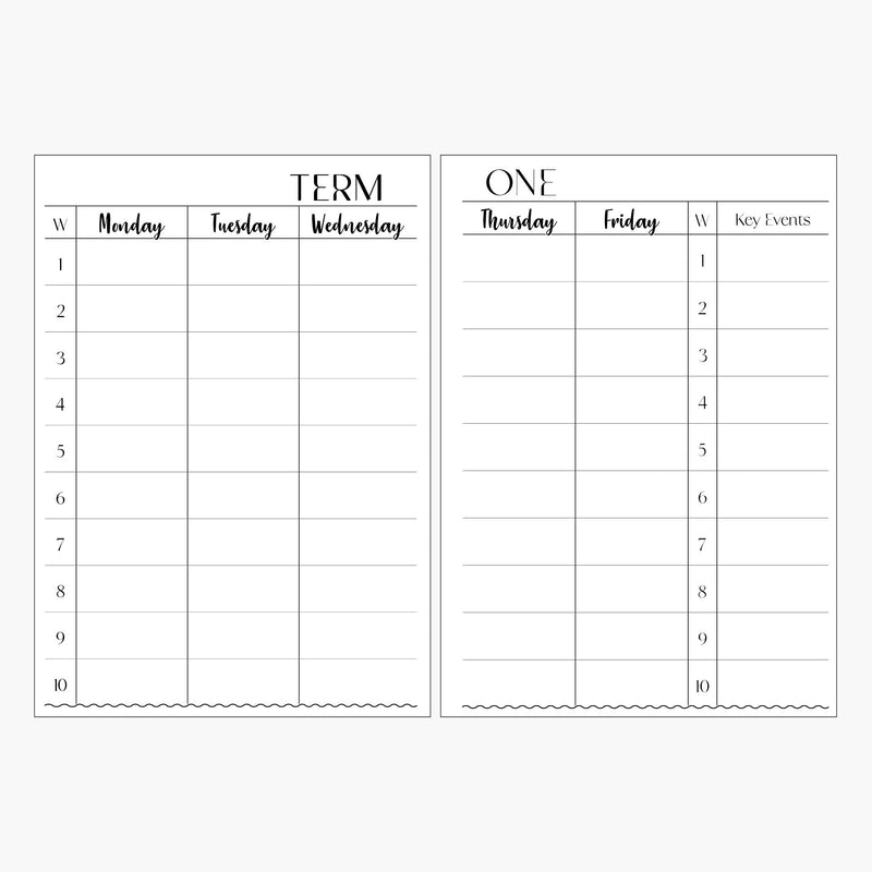 High School Teaching Planner 2026