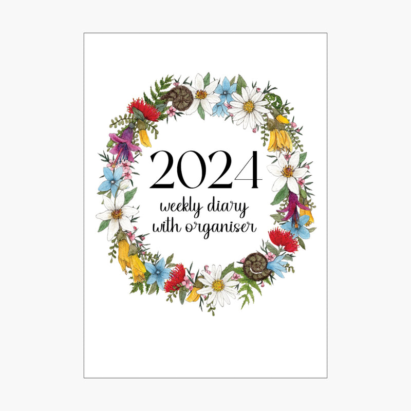 2024 Weekly Diary + Organiser Spread