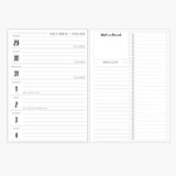 2026 Weekly Diary + Organiser Spread