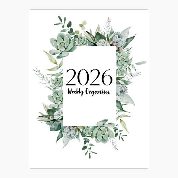 2026 Weekly Diary + Organiser Spread