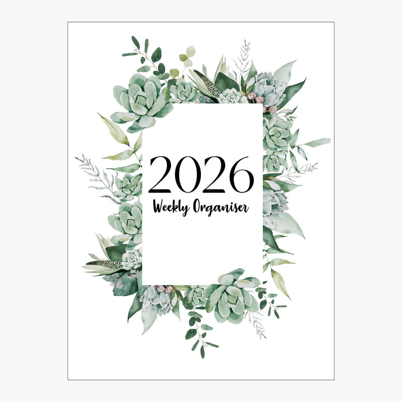 2026 Weekly Diary + Organiser Spread