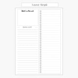 2026 Weekly Diary + Organiser Spread