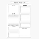 2026 Weekly Diary + Organiser Spread