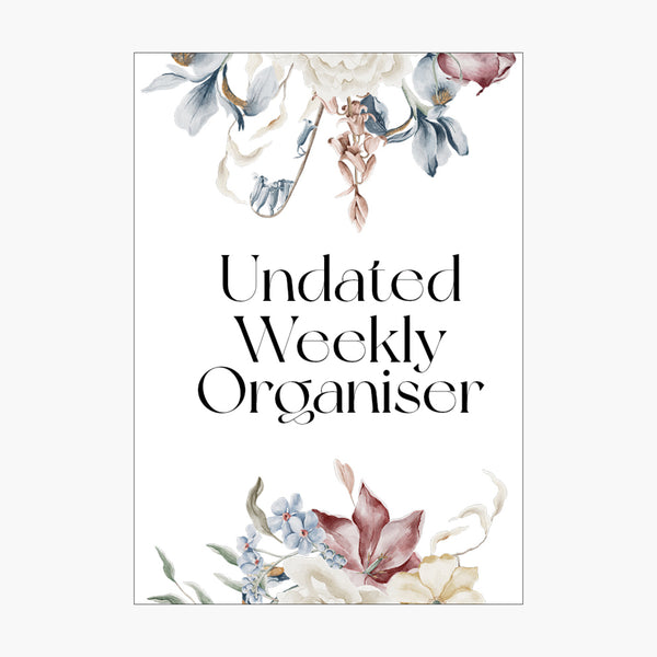 Undated Weekly Organiser