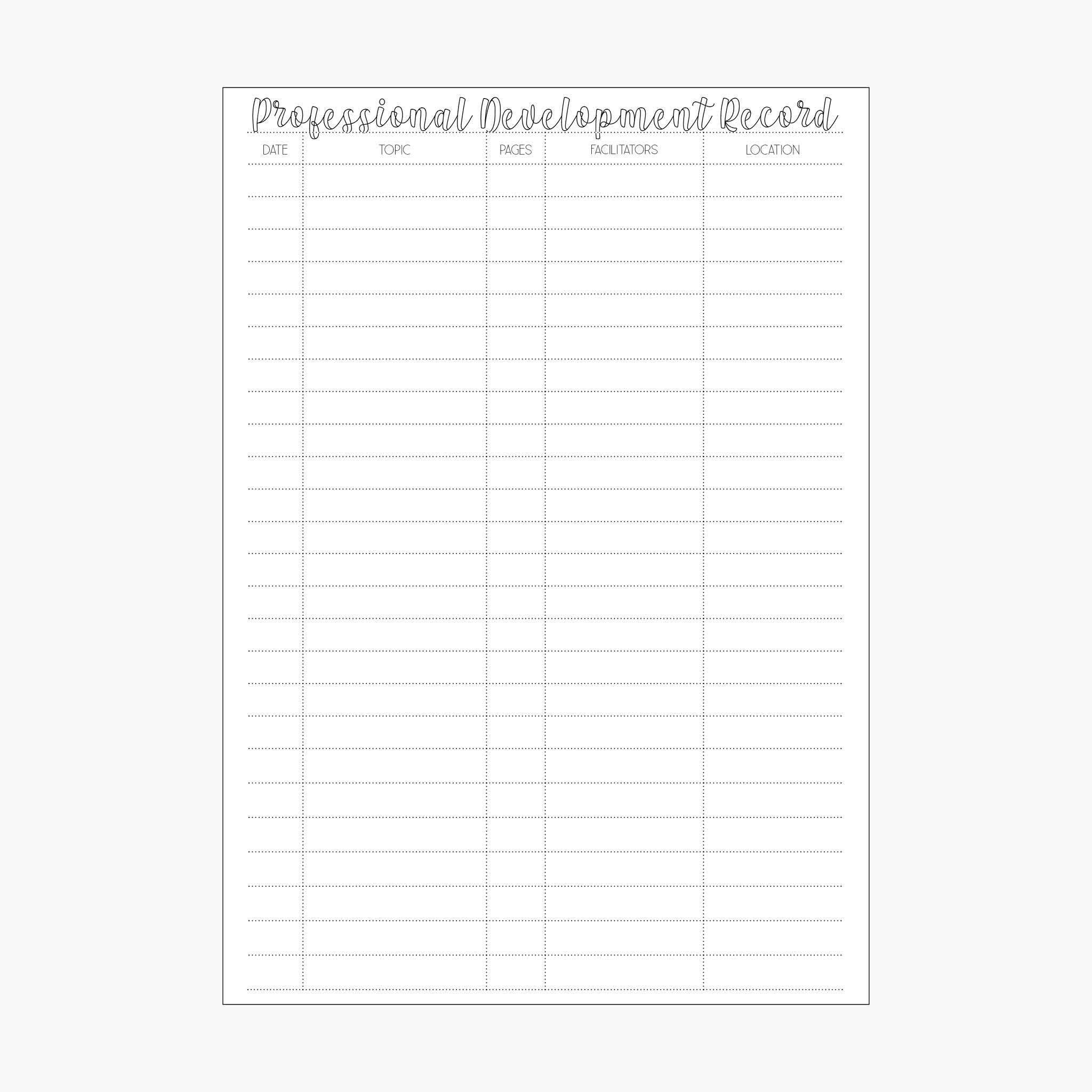Process Development Notebook Professional Development Notebook – Home & Harry NZ