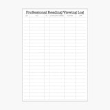 Professional Development Notebook