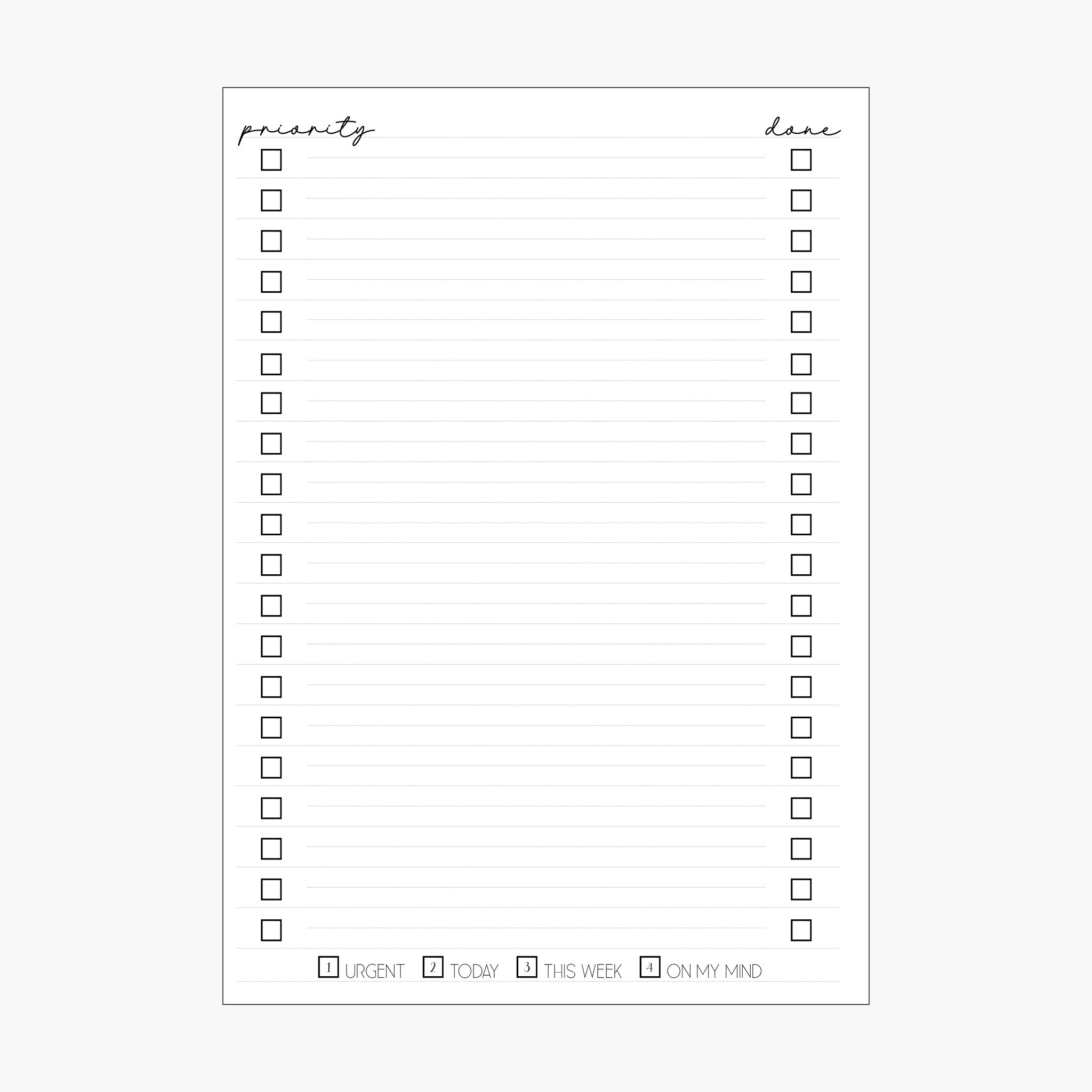 Priority Notebook – Home & Harry Nz