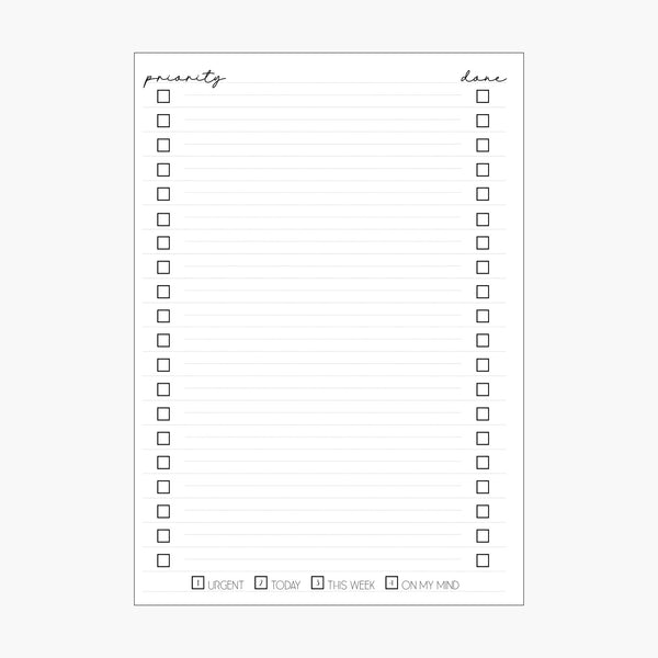 Priority Notebook